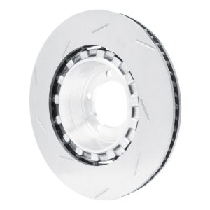 Porsche Panamera Brake Rotor (1) - Right Rear - R1 Concepts - Slotted Carbon Alloy GeoMET - `17-`21